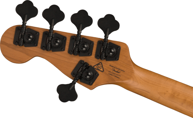 Squier Contemporary Active Precision Bass® PH V, Laurel Fingerboard, Silver Anodized Pickguard, Blac – Bild 6