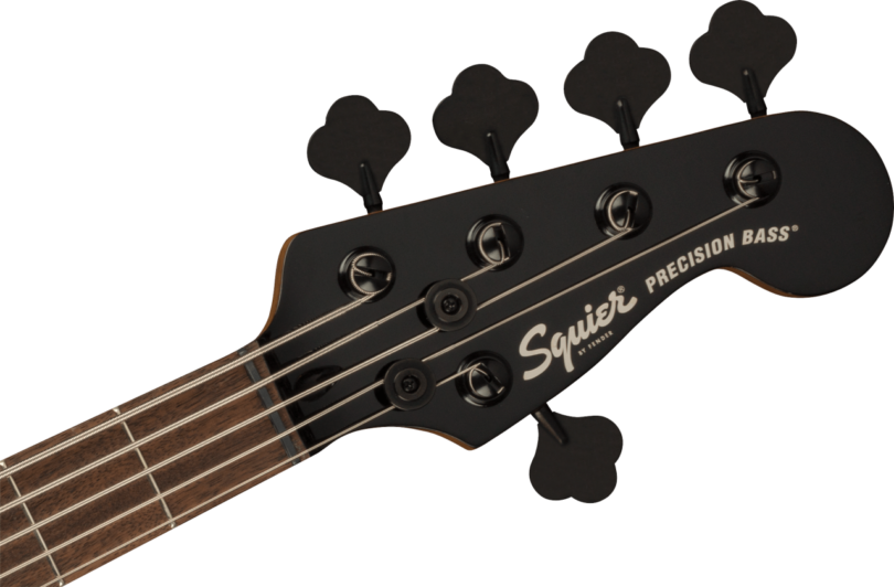 Squier Contemporary Active Precision Bass® PH V, Laurel Fingerboard, Silver Anodized Pickguard, Blac – Bild 5