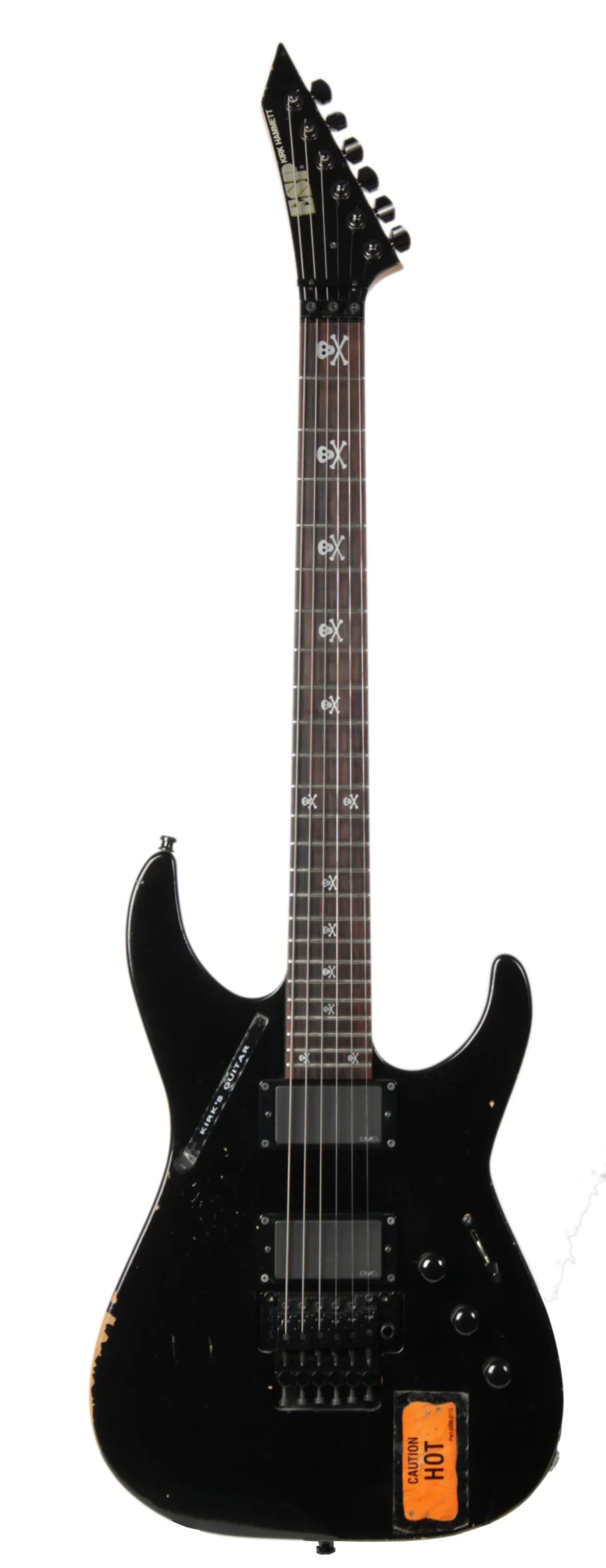 ESP KH-2 Vintage Distressed Black Kirk Hammett 2008 (second hand)