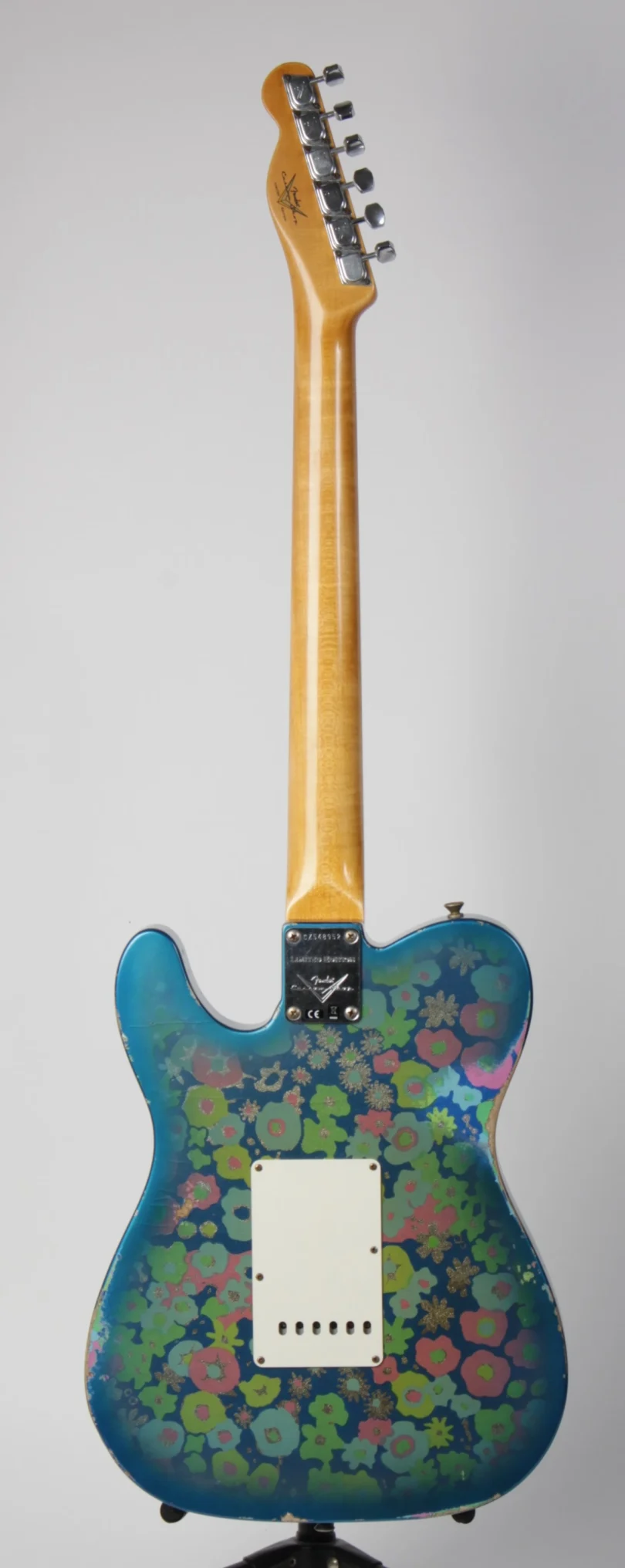 Fender Custom Shop Telecaster 1972 Thinline Ltd. Blue Flower Relic (near mint condition) – Bild 4