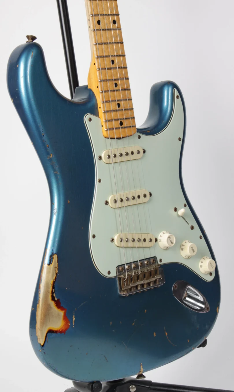 Fender Custom Shop Paul Waller Masterbuilt Stratocaster 1960 Lake Placid Blue over 3 Tone Sunburst, – Bild 4