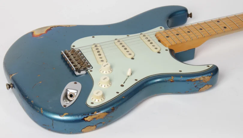Fender Custom Shop Paul Waller Masterbuilt Stratocaster 1960 Lake Placid Blue over 3 Tone Sunburst, – Bild 11
