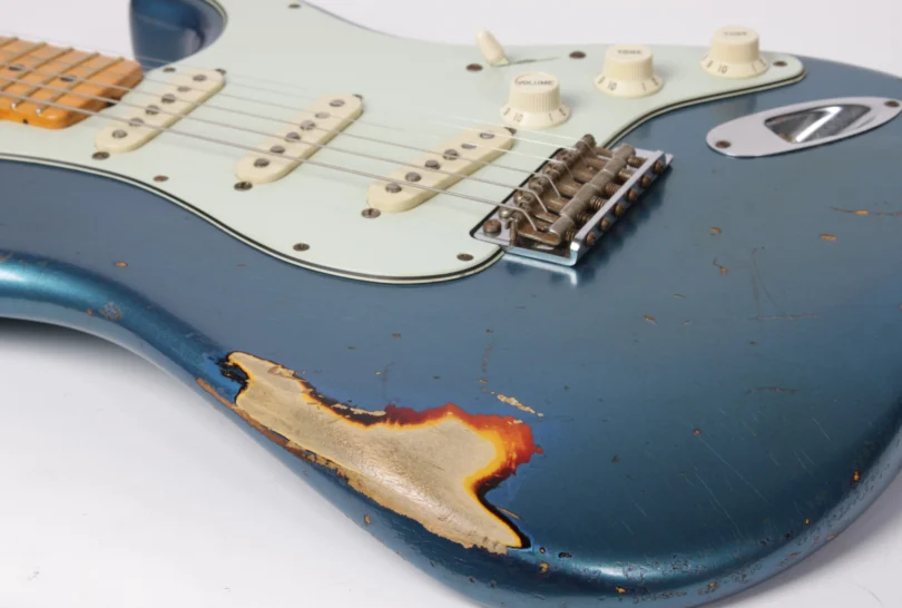Fender Custom Shop Paul Waller Masterbuilt Stratocaster 1960 Lake Placid Blue over 3 Tone Sunburst, – Bild 15