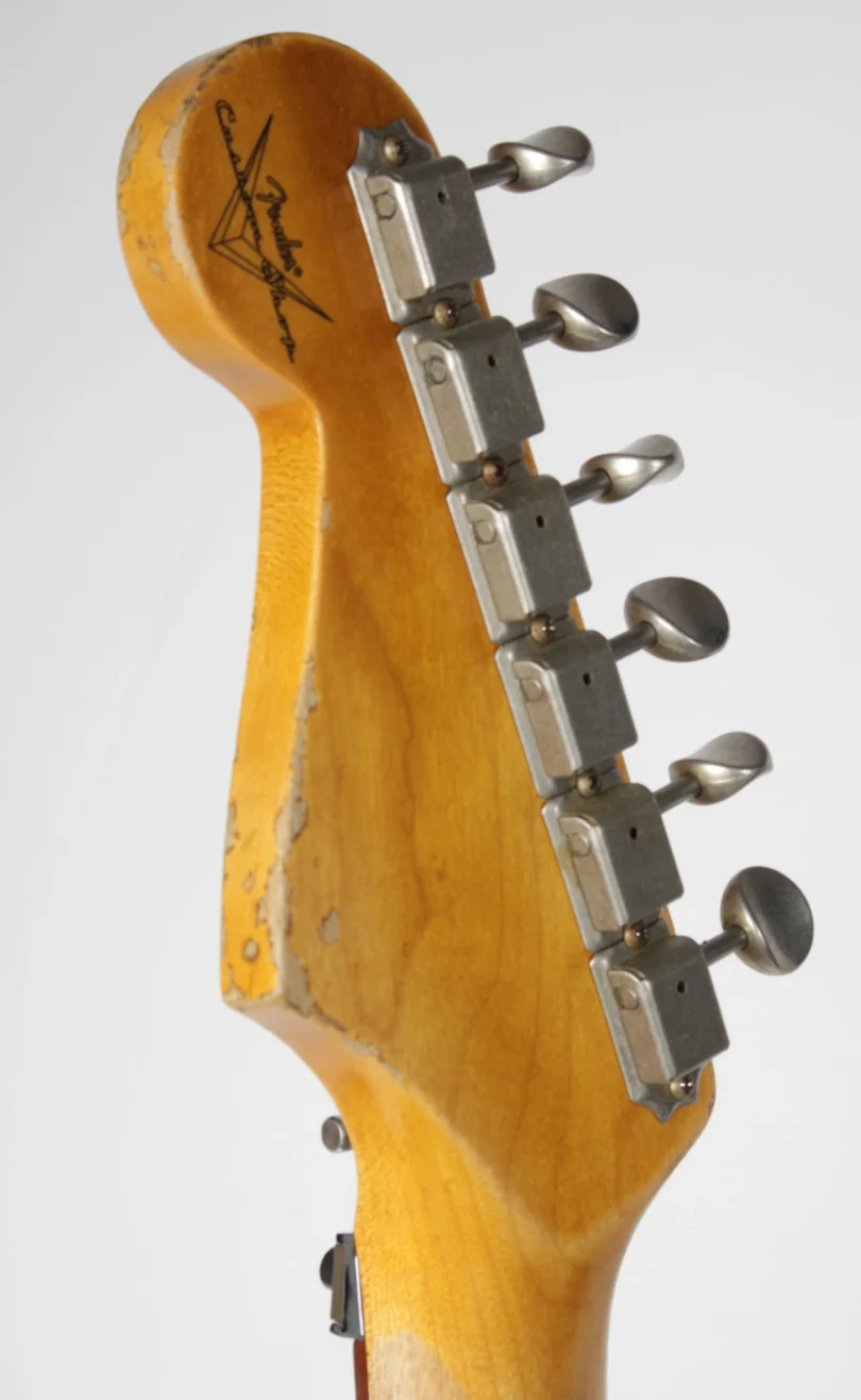 Fender Custom Shop Stratocaster 1960 Heavy Relic HSS Floyd Rose Lime Green (mint condition) – Bild 14