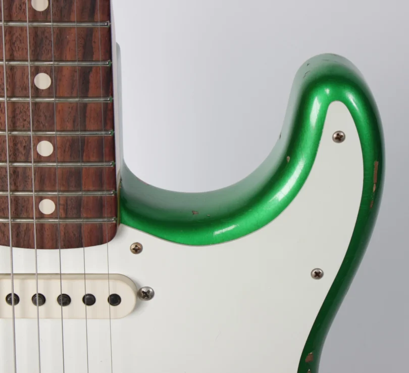 Fender Custom Shop Stratocaster 1960 Heavy Relic HSS Floyd Rose Lime Green (mint condition) – Bild 7