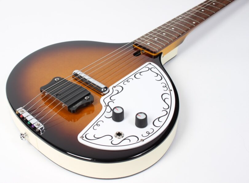 Danelectro Baby Sitar 1968 Reissue Brown Burst (Vorführmodell) – Bild 3