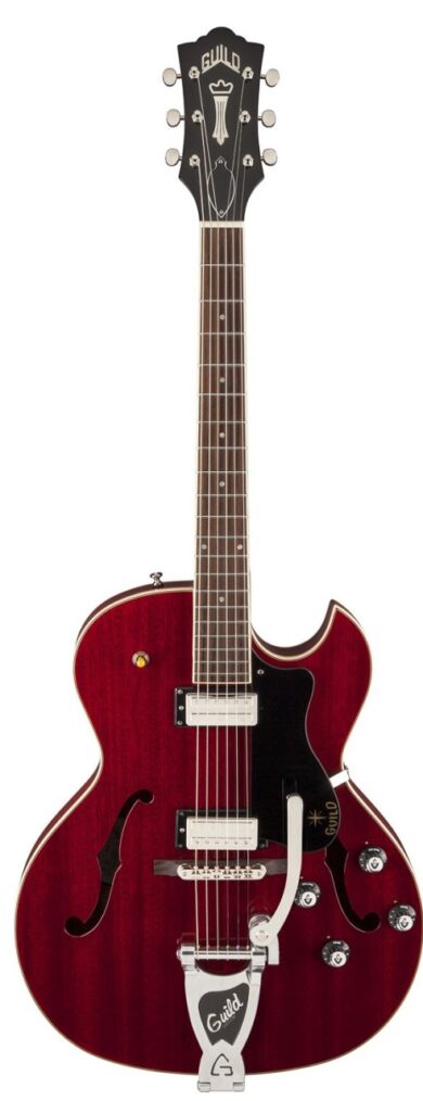 Guild Starfire III w Guild Vibrato Cherry
